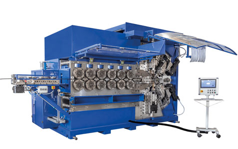 heavy duty spring coiling machine